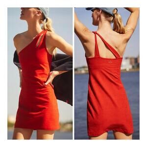Beyond Yoga Spacedye Lost Your Mind One Shoulder Cut Out Athleisure Dress Medium